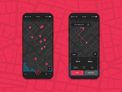 ParkIt Find Parking App android app app design find parking app mobile ui parking app ui uidesign ux