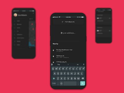 ParkIt - Search android app dark mode dark theme find parking app mobile app parking app resources uikit