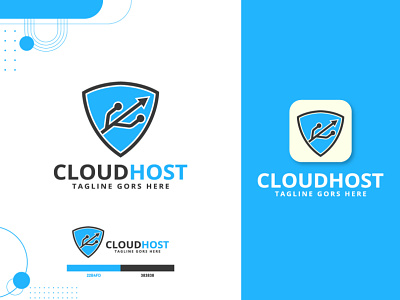 Cloud Host Logo Design