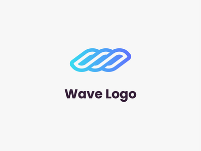 W for Wave Logo adobe illustrator blue brand branding business design logo ocean vector w wave