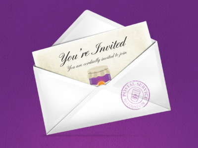 Invitation envelope invitation