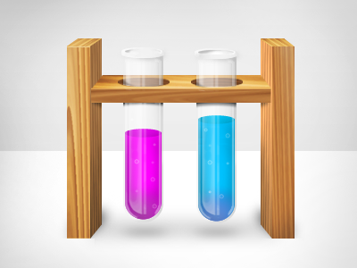 Labs test tubes beaker chemistry illustration rad test tube