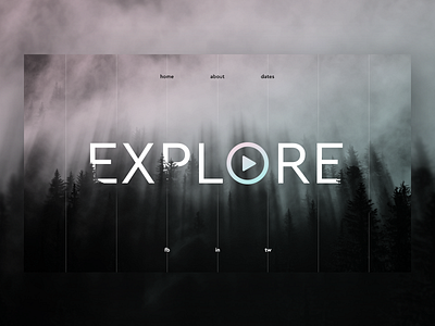 Explore dark design web