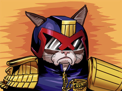 Judge Grumpy Cat dredd grumpy cat memes