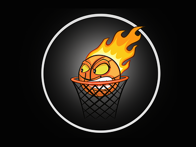 Flaming Ball 2dartist branding logo logo designer mascot sport logo vector art vector logo