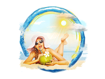 Praia Beach resort adobe adobe animate animation artistic beach branding design flat icon identity logo luxury brand sun ui vector website