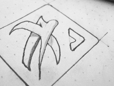 Working on some concepts company design draw icon identity logo sketch website