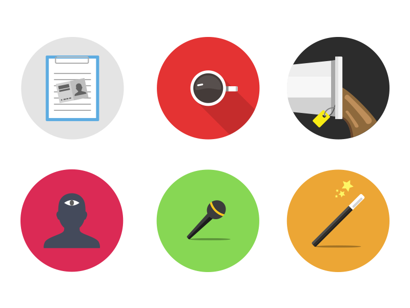 Flat Icons by Bilal on Dribbble