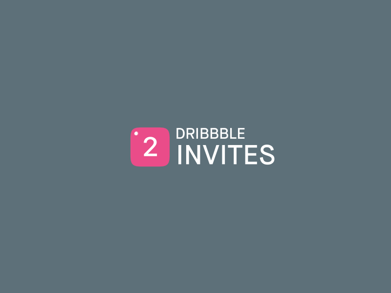 2x Dribbble Invite Giveaway! draft dribbble invite two-invites