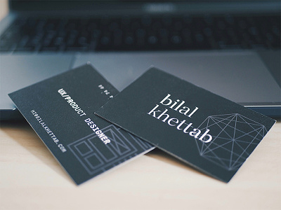 Business Cards brand business cards design geometry lines mono print serif