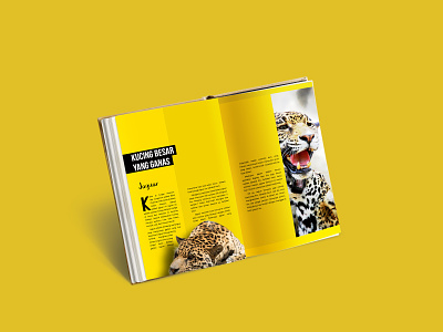 book page layout for published animals book book binding design layout mock up page publisher wildlife
