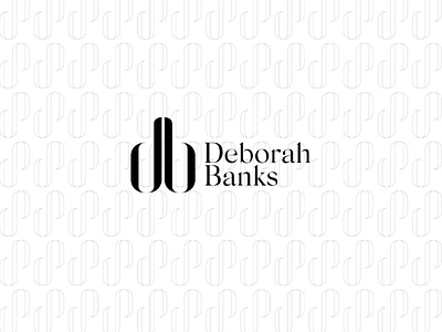 Deborah Banks Logo adobe black and white deborah banks fashion females feminine illustrator logo logo design nigeria