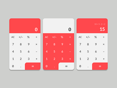 Daily UI: #003 Calculator dailyui ui