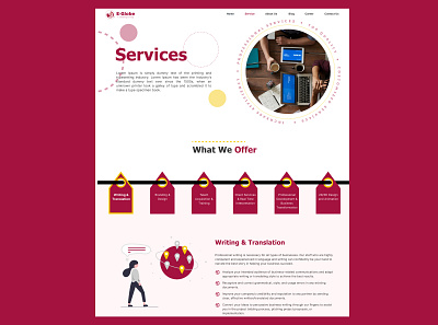 Company Website ui ux website