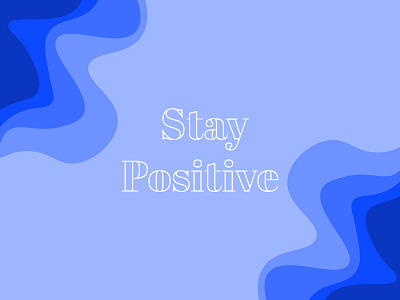 Positivity Wallpaper design illustration vector wallpaper