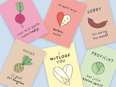 Postcards based on BIO-products