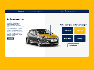 Mockup Autokeuzetool