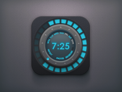 Alarm app icon alarm clock free icon knob psd snooze time ui wheel