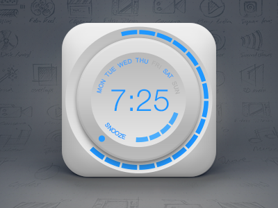 Icon of Alarm, Clock, Knob, Wheel alarm clock free icon knob psd snooze time ui wheel