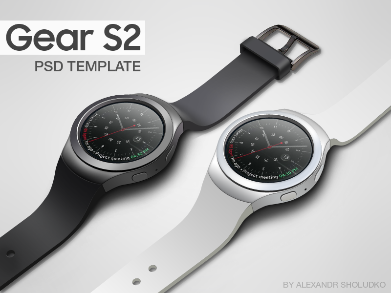 Mockup Samsung Gear S2 