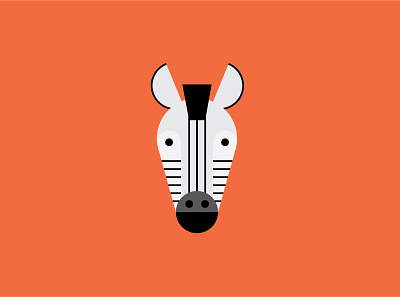 🦓 animal geometric graphic illustration illustrator karolienpauly safari vector zebra zoo