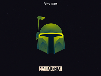 The Mandalorian - Icon brand challenge character clean design dribbble flat logo minimal ui ux vector