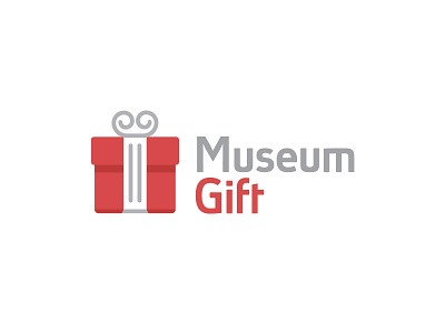 Museum Gift Logo gift gift box logo logos museum shopping app souvenir