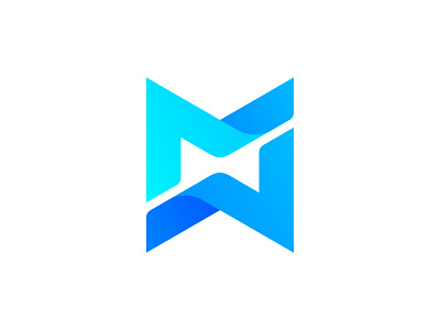 MotorMarket blue gradient branding and identity letter m logo logo design logo designer for hire minimalist flat modern monogram letter mark motor market concept typography art