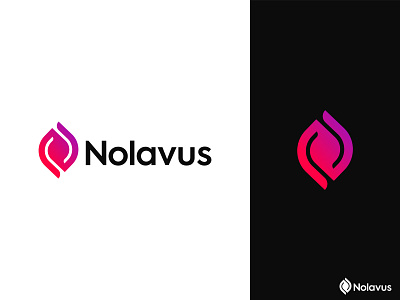 Nolavus abstract art balance brand and identity branding agency branding and identity colorful app connected connection connect dynamic effect fire flame logo geometric art gradient design letter n lettering letters logo designer logomark minimalist flat modern monogram letter mark people working cooperatively smart icon