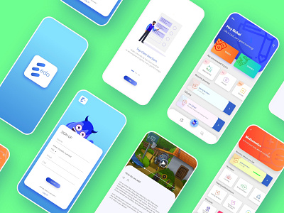 Edo application screens adobe xd design dribble dribble shot illustration mobile app screens shot typography ui design uiuxdesign ux research