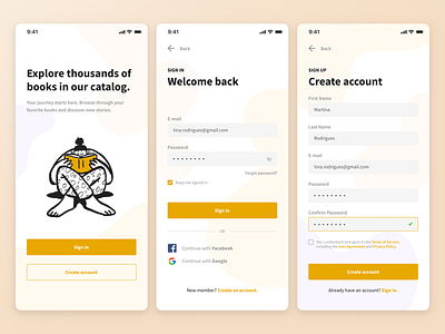 Daily UI #001 - Sign Up 001 app dailyui mobile signup ui ux