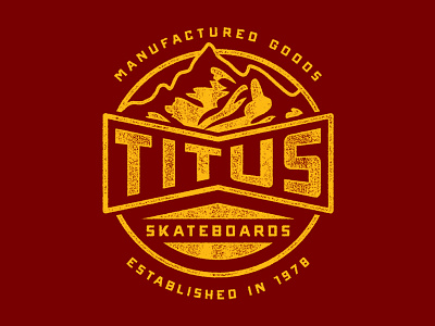 Titus apparel illustration merch skateboard skateboarding streetwear t shirt