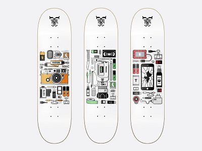 Camera Series illustration skateboard skateboarding sports