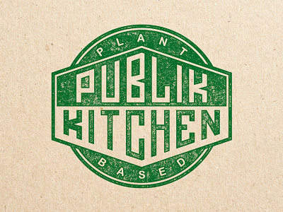 Publik Kitchen branddesign branding corporatedesign illustration logo logodesign vegan