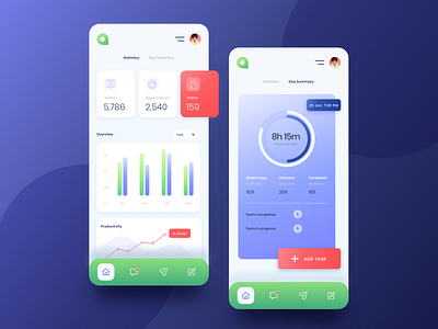 productivity app concept