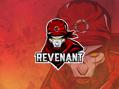 Revenant logo concept apex legends art artwork black concept daily logo design design digital esport esport logo esportlogo illustration logo red revenant vector vectorart