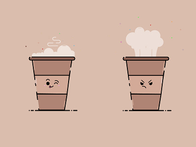 Coffe characters design