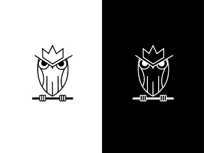 Owl logo design concept art black concept crown design drawing logo logoideas logoinspiration owl logo vector vectorart white