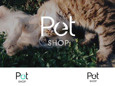 Logo concept for a pet shop concept design graphic graphicdesign illustration logo logodesign pet pets petshop shop vector