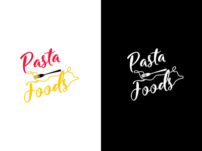 Pasta foods logo concept artwork branding concept cute design digital digitalartwork food foods illustration logo logo design logoconcept logotype pasta pastalogo red vector yellow