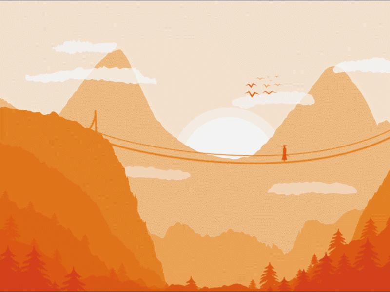 The bridge after effects animation gif illustration motion