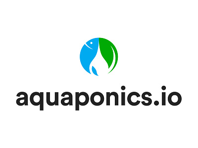 Aquaponics logo design branding illustration logo