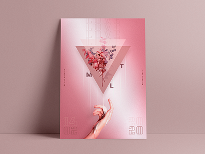 Love poster for Valentine's day concept concept art design designsomething designsomethingeveryday graphic design inspiration poster posterdesign visual art