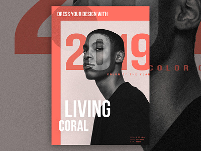 Living Coral coloroftheyear colortrend concept concept art design designsomething designsomethingeveryday graphic design illustration inspiration livingcoral panton photoshop poster posterdesign trend typography visual art