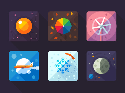 Weather flat icon