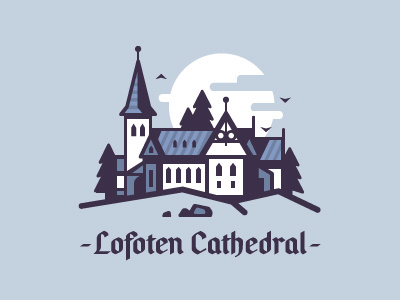 The Lofoten Cathedral calm castle cathedral church faith flat landscape lines north norway soul