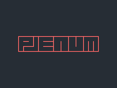 Plenum records identity label logo music