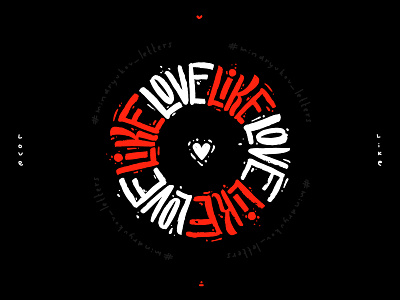 LOVE LIKE LOVE LIKE // омут соц.сетей behance calligraphy design dribbble for sale fortune freelancer heart instagram lettering like logo love mark print design sale typography vector wheel