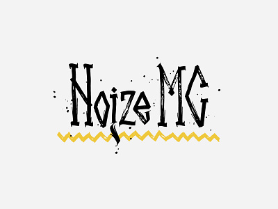 Noize Mc brand calligraphy design form hip hop illustration letter lettering ligature logo mark music noize mc print rap shop sign type typography vector