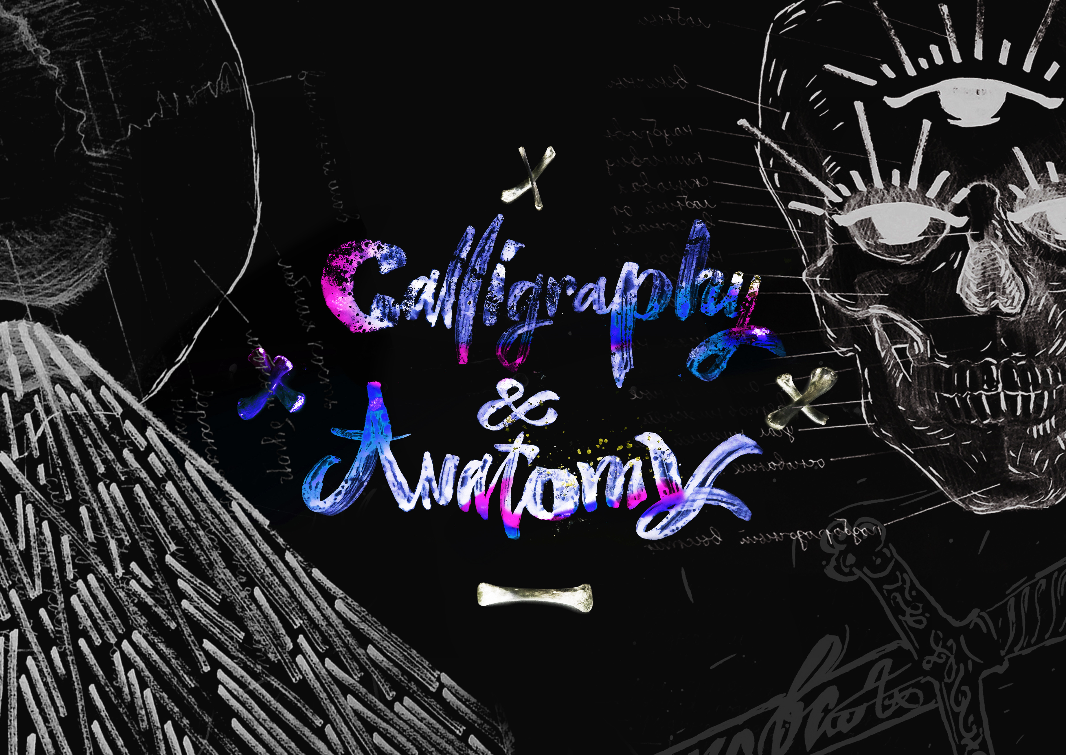 Calligraphy & Anatomy by Alexandr Mindryukov on Dribbble